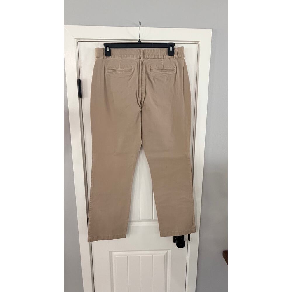 Gloria Vanderbilt Pants Jeans Size 16 Womens Straight Leg khaki color - Picture 5 of 5